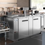 Avantco UDD-3-CT-S-8 Stainless Steel Kegerator / Beer Dispenser with (2) Quadruple Tap Tower and Club Top - (3) 1/2 Keg Capacity Avantco UDD-3-CT-S-8 Stainless Steel Kegerator / Beer Dispenser with (2) Quadruple Tap Tower and Club Top - (3) 1/2 Keg Capacity