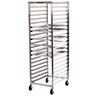 Lakeside 129 41 Pan End Load Stainless Steel Bun / Sheet Pan Rack - Assembled Lakeside 129 41 Pan End Load Stainless Steel Bun / Sheet Pan Rack - Assembled
