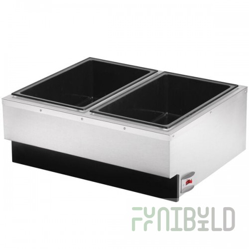 Vollrath 72789 Cayenne Two Pan Countertop Food Warmer - 120V, 1400W