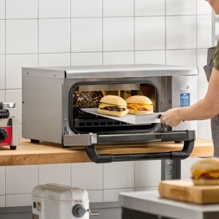 Cadco VariKwik VK-120 Stainless Steel Countertop High-Speed Oven with Touchscreen - 1,920W, 120V Cadco VariKwik VK-120 Stainless Steel Countertop High-Speed Oven with Touchscreen - 1,920W, 120V