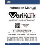 Cadco VariKwik VK-120 Stainless Steel Countertop High-Speed Oven with Touchscreen - 1,920W, 120V