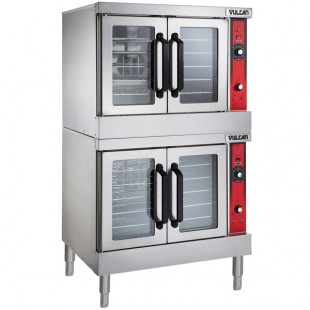 Vulcan VC44GC-LP Liquid Propane Double Deck Full Size Gas Convection Oven with Computer Controls - 100,000 BTU Vulcan VC44GC-LP Liquid Propane Double Deck Full Size Gas Convection Oven with Computer Controls - 100,000 BTU