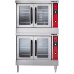 Vulcan VC44GC-LP Liquid Propane Double Deck Full Size Gas Convection Oven with Computer Controls - 100,000 BTU