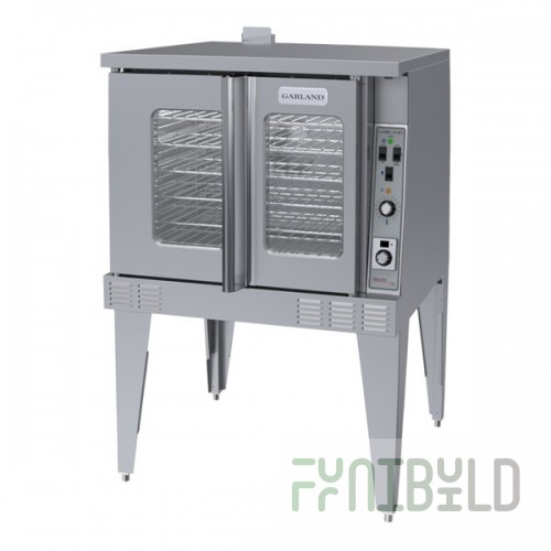 Garland MCO-ED-10-S Single Deck Deep Depth Full Size Electric Convection Oven - 208V, 1 Phase, 10.4 kW