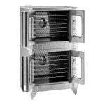 Garland MCO-GS-20S Natural Gas Double Deck Standard Depth Full Size Convection Oven with Analog Controls - 120,000 BTU