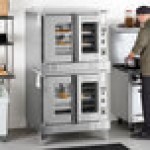 Garland MCO-GS-20S Natural Gas Double Deck Standard Depth Full Size Convection Oven with Analog Controls - 120,000 BTU