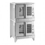 Garland MCO-GS-20S Natural Gas Double Deck Standard Depth Full Size Convection Oven with Analog Controls - 120,000 BTU