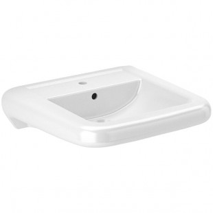 Sloan 3873175 Vitreous China Wall Mounted Ledgeback TAS Compliant Lavatory with SloanTec Glaze and Single Centerset