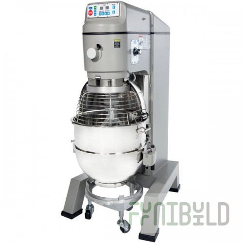 Globe SP80PL 80 Qt. Planetary Floor Mixer with Guard & Standard Accessories - 208V, 3 Phase, 3 hp