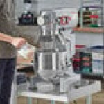Avantco MX20WFB 20 Qt. Planetary Stand Mixer with Guard, Standard Accessories, & Flexible Silicone Blade Scraper - 120V, 1 1/2 hp