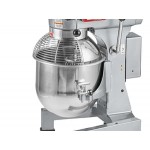 Avantco MX20WFB 20 Qt. Planetary Stand Mixer with Guard, Standard Accessories, & Flexible Silicone Blade Scraper - 120V, 1 1/2 hp