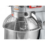 Avantco MX20WFB 20 Qt. Planetary Stand Mixer with Guard, Standard Accessories, & Flexible Silicone Blade Scraper - 120V, 1 1/2 hp