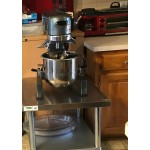 Avantco MX20WFB 20 Qt. Planetary Stand Mixer with Guard, Standard Accessories, & Flexible Silicone Blade Scraper - 120V, 1 1/2 hp