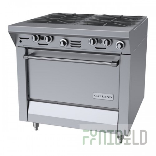 Garland M44R Master Series Liquid Propane 4 Burner 34