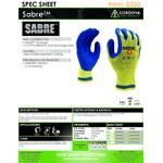 Cordova Sabre 10 Gauge CCT Gloves with Blue Crinkle Latex Palm Coating - Extra Large - 12/Pack Cordova Sabre 10 Gauge CCT Gloves with Blue Crinkle Latex Palm Coating - Extra Large - 12/Pack