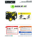 Champion Power Equipment 389 CC Triple Fuel Portable Generator with Electric / Recoil Start and CO Shield 201169 - 8,125 / 6,500W, 120/240V