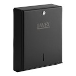 Lavex Matte Black Stainless Steel High-Capacity C-Fold / Multifold Surface-Mounted Paper Towel Dispenser Lavex Matte Black Stainless Steel High-Capacity C-Fold / Multifold Surface-Mounted Paper Towel Dispenser