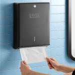 Lavex Matte Black Stainless Steel High-Capacity C-Fold / Multifold Surface-Mounted Paper Towel Dispenser Lavex Matte Black Stainless Steel High-Capacity C-Fold / Multifold Surface-Mounted Paper Towel Dispenser