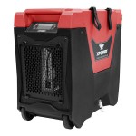 XPOWER XD-85L2-Red 145 Pint Commercial Dehumidifier with Automatic Purge Pump, Drainage Hose, Storage Compartment, and Wheels XPOWER XD-85L2-Red 145 Pint Commercial Dehumidifier with Automatic Purge Pump, Drainage Hose, Storage Compartment, and Wheels