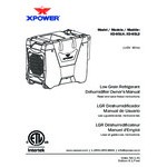 XPOWER XD-85L2-Red 145 Pint Commercial Dehumidifier with Automatic Purge Pump, Drainage Hose, Storage Compartment, and Wheels XPOWER XD-85L2-Red 145 Pint Commercial Dehumidifier with Automatic Purge Pump, Drainage Hose, Storage Compartment, and Wheels