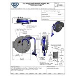 T&S B-7143-04 Stainless Steel Open Hose Reel with 1/2