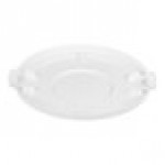 Carlisle 84103302 Bronco 32 Gallon White Flat Round Trash Can Lid Carlisle 84103302 Bronco 32 Gallon White Flat Round Trash Can Lid