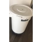 Continental Huskee 20 Gallon Gray Round Trash Can, Lid, and Dolly Kit Continental Huskee 20 Gallon Gray Round Trash Can, Lid, and Dolly Kit