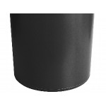 Lavex 20 Gallon Black Round Commercial Trash Can / Ingredient Bin