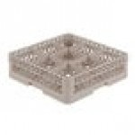 Vollrath TR10A Traex® Full-Size Beige 9-Compartment 4 13/16