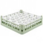 Vollrath 52813 Signature Lemon Drop Full-Size Light Green 30-Compartment 4 13/16