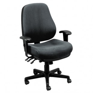 Eurotech 24/7-5801 24/7 Series Dove Charcoal Fabric Mid Back Swivel Office Chair Eurotech 24/7-5801 24/7 Series Dove Charcoal Fabric Mid Back Swivel Office Chair