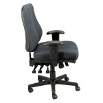 Eurotech 24/7-5801 24/7 Series Dove Charcoal Fabric Mid Back Swivel Office Chair Eurotech 24/7-5801 24/7 Series Dove Charcoal Fabric Mid Back Swivel Office Chair