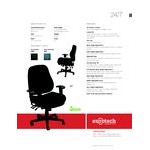 Eurotech 24/7-5801 24/7 Series Dove Charcoal Fabric Mid Back Swivel Office Chair Eurotech 24/7-5801 24/7 Series Dove Charcoal Fabric Mid Back Swivel Office Chair