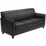 Flash Furniture BT-827-3-BN-GG Hercules Diplomat Brown Leather Sofa with Wooden Feet Flash Furniture BT-827-3-BN-GG Hercules Diplomat Brown Leather Sofa with Wooden Feet