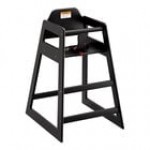 Lancaster Table & Seating Standard Height Wooden High Chair with Mahogany Finish - Unassembled Lancaster Table & Seating Standard Height Wooden High Chair with Mahogany Finish - Unassembled