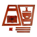Lancaster Table & Seating Standard Height Wooden High Chair with Mahogany Finish - Unassembled Lancaster Table & Seating Standard Height Wooden High Chair with Mahogany Finish - Unassembled