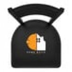 Holland Bar Stool L00418CUSTOM Customizable Logo Chair with Ladder Back and Padded Seat