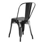 Lancaster Table & Seating Alloy Distressed Onyx Black Outdoor Cafe Chair Lancaster Table & Seating Alloy Distressed Onyx Black Outdoor Cafe Chair