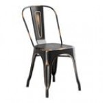 Lancaster Table & Seating Alloy Distressed Onyx Black Outdoor Cafe Chair Lancaster Table & Seating Alloy Distressed Onyx Black Outdoor Cafe Chair