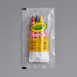 Crayola 520774 Classic 3-Count Assorted Crayons in Cello Wrap Pack - 360/Case Crayola 520774 Classic 3-Count Assorted Crayons in Cello Wrap Pack - 360/Case