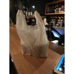 Choice 1/10 XS Size Black Unprinted Embossed Medium-Duty Plastic T-Shirt Bag - 1,500/Case Choice 1/10 XS Size Black Unprinted Embossed Medium-Duty Plastic T-Shirt Bag - 1,500/Case