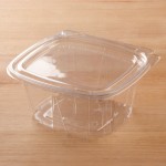 Dart ClearPac SafeSeal 16 oz. Tamper-Resistant, Tamper-Evident Hinged Container with Flat Lid - 200/Case Dart ClearPac SafeSeal 16 oz. Tamper-Resistant, Tamper-Evident Hinged Container with Flat Lid - 200/Case