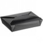 Choice Kraft Microwavable Folded Paper #2 Take-Out Customizable Container 7 3/4