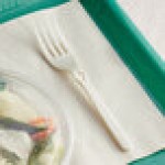 WeGo Natural Compostable CPLA Fork Dispenser Refill - 1,000/Case WeGo Natural Compostable CPLA Fork Dispenser Refill - 1,000/Case
