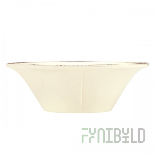 Libbey Farmhouse 20 oz. Round Cream Porcelain Soup Bowl - Sample