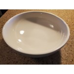 Libbey Porcelana Cream 48 oz. Cream White Coupe Rolled Edge Porcelain Pasta Bowl - Sample Libbey Porcelana Cream 48 oz. Cream White Coupe Rolled Edge Porcelain Pasta Bowl - Sample