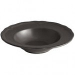 Acopa Condesa 11 oz. Warm Gray Scalloped Wide Rim Porcelain Bowl - Sample Acopa Condesa 11 oz. Warm Gray Scalloped Wide Rim Porcelain Bowl - Sample