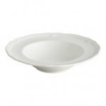 Acopa Condesa 11 oz. Warm Gray Scalloped Wide Rim Porcelain Bowl - Sample Acopa Condesa 11 oz. Warm Gray Scalloped Wide Rim Porcelain Bowl - Sample