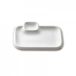 CAC TRY-OV12 Bone White Party Collection Oval Porcelain Platter - 12/Case CAC TRY-OV12 Bone White Party Collection Oval Porcelain Platter - 12/Case