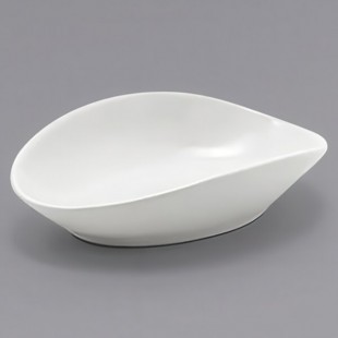Front of the House Tides 3 oz. Semi-Matte White Oval Porcelain Ramekin - 12/Case Front of the House Tides 3 oz. Semi-Matte White Oval Porcelain Ramekin - 12/Case